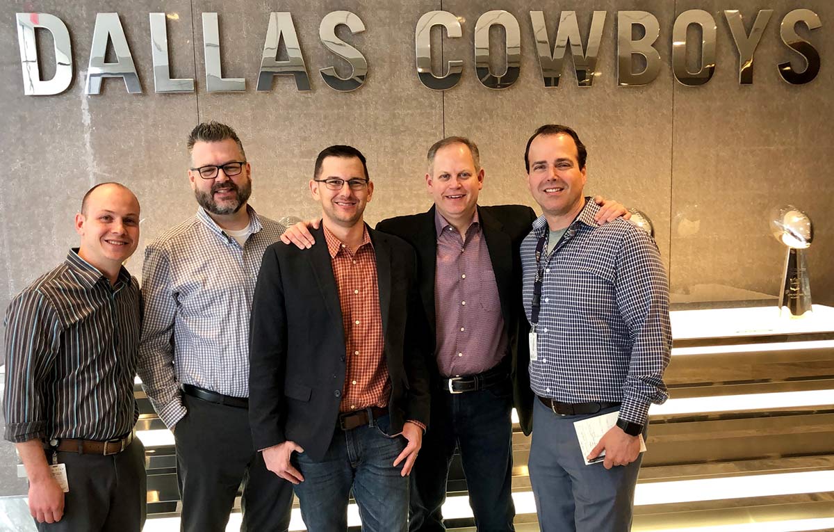 Steve Schwartz and Dallas Cowboys executives image